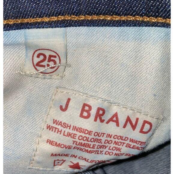 J Brand Dark Denim Flare Leg Jeans Size 25 - Picture 4 of 5